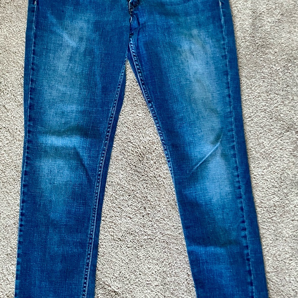 Levi's Blue Skinny Jeans with Natural Fading